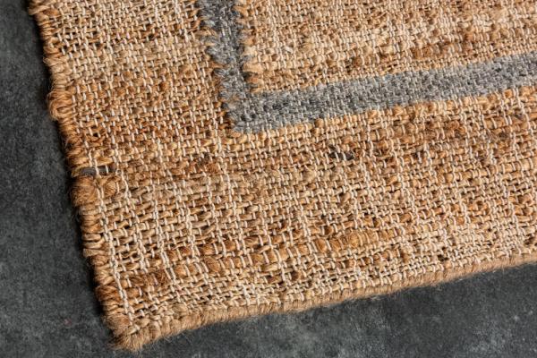 Ručne tkaný koberec AZTECA 230x160 cm, béžovo šedý, bavlna