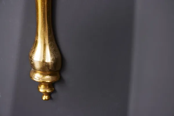 Baroková nástenná konzola SCALA 80 cm, zlatá
