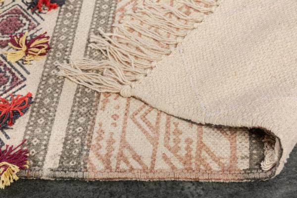 Ručne tkaný koberec ETHNO 230x160 cm, viacfarebný, geometrický vzor