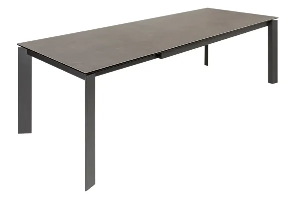 Jedálenský stôl X7 180-240 cm antracitová keramika - rozťahovací