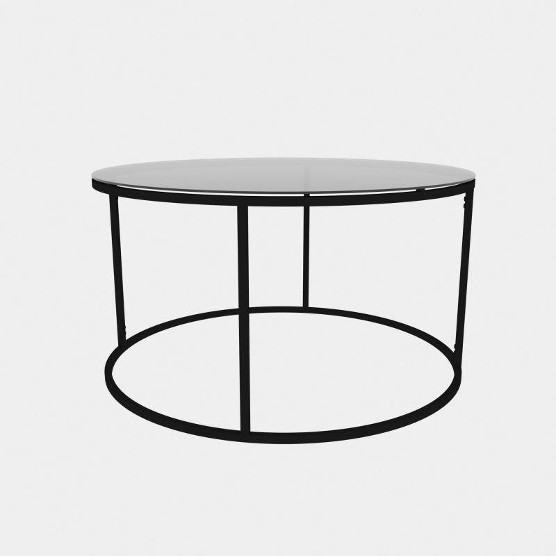 Elegantný konferenčný stolík STARTIS 60 cm, čierny