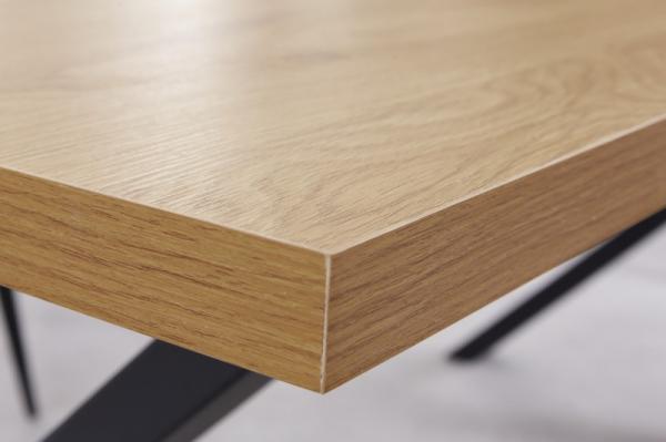 Jedálenský stôl LOFT 180 cm dubový vzhľad