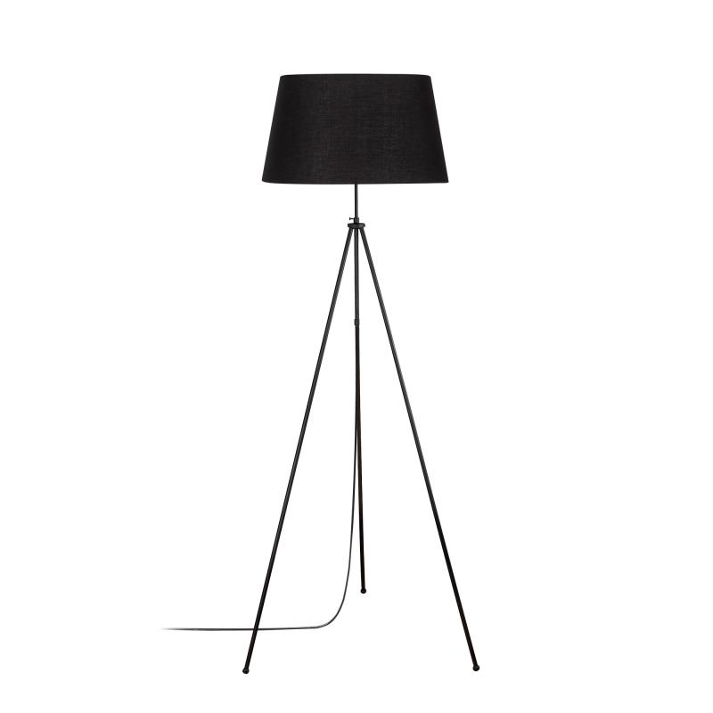 Elegantná stojanová lampa STATIV 165 cm, čierna