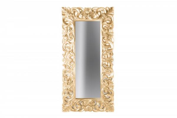 Elegantné nástenné zrkadlo VENICE 180x90 cm zlaté v antickom barokovom štýle