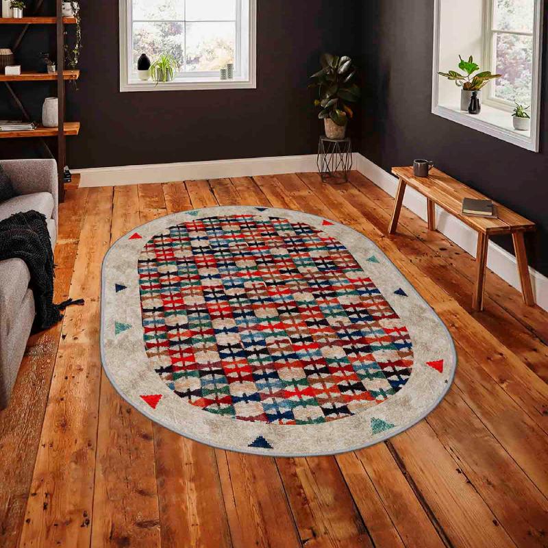 Dizajnový koberec WOOKECE 80 x 150, multicolor