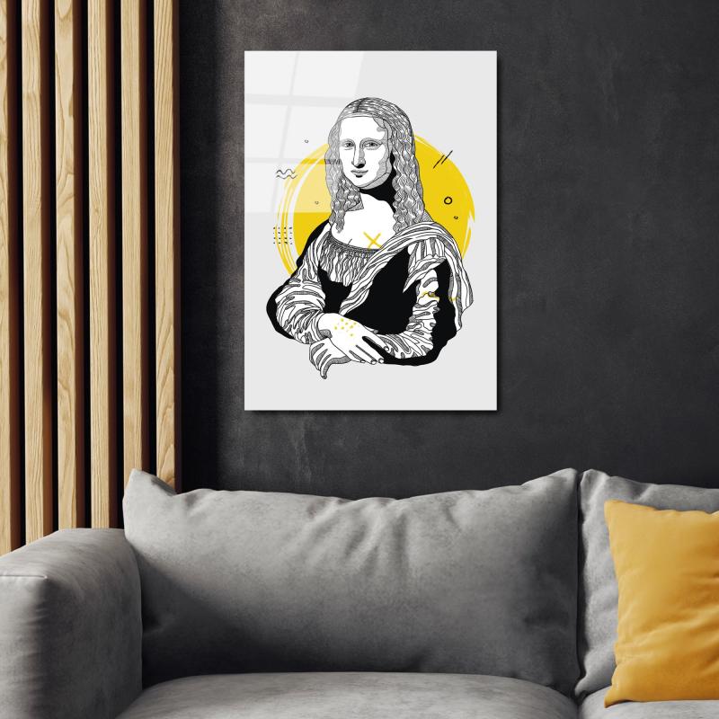 Elegantný obraz MONA LISA 45x60 cm, viacfarebný