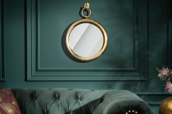Elegantné nástenné zrkadlo PORTRAIT 41 cm, zlaté