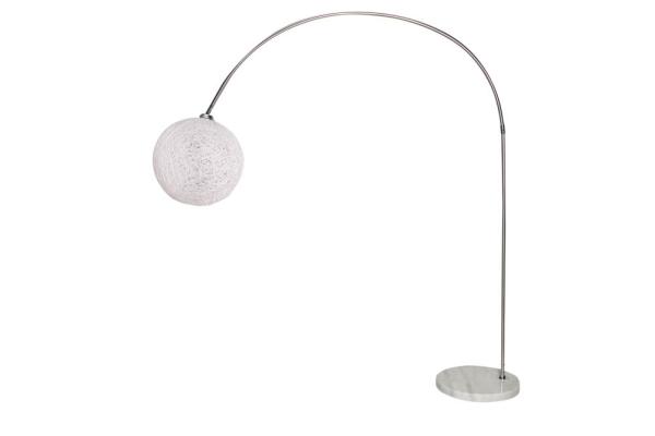 Filigránová stojanová lampa COCOONING 205 cm biela