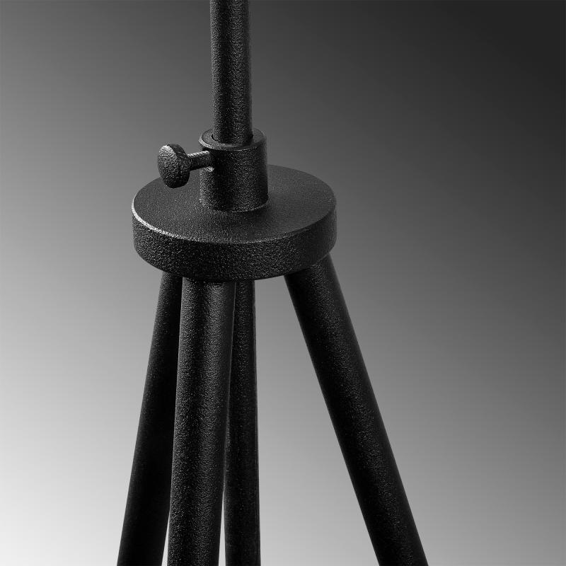 Elegantná stojanová lampa STATIV 165 cm, čierna