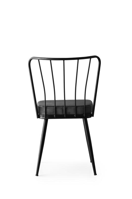 Dizajnová stolička YILDIZ, šedá, zamat