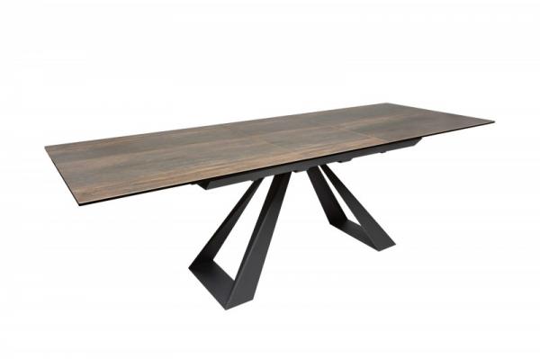 Jedálenský stôl CONCORD 180 - 230 cm, dubový vzhľad, keramika - rozťahovací