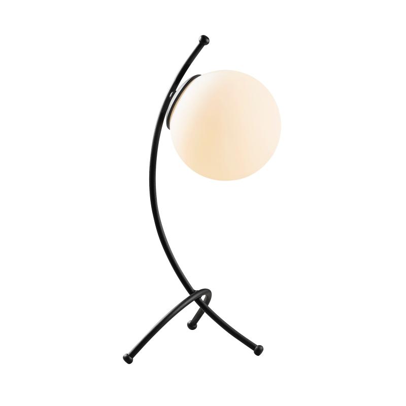 Priemyselná stolová lampa YAY 43 cm, čierna