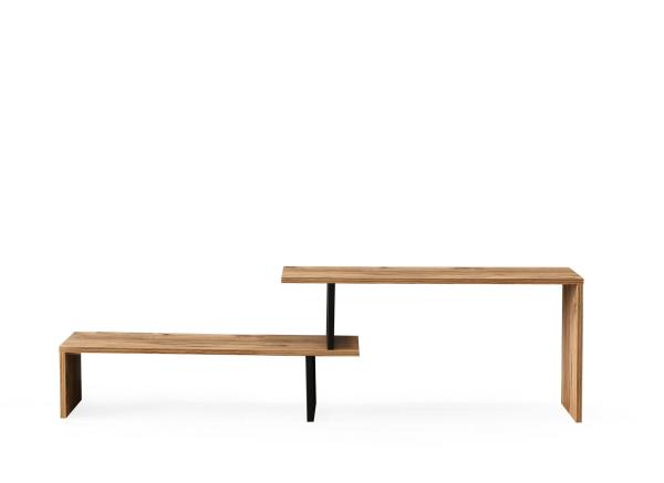 Elegantný TV stolík OVIT 153 cm, MDF, borovicová dýha