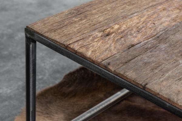 Priemyselný konferenčný stolík BARRACUDA 110 cm salwood