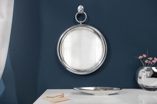 Elegantné nástenné zrkadlo PORTRAIT 41 cm, strieborné
