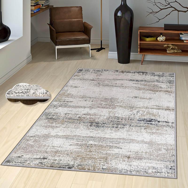 Elegantný koberec EXFAB 80 x 150 cm, šedý