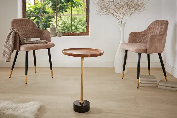 Elegantný príručný stolík TRAYFUL 40 cm, akácia, prírodný