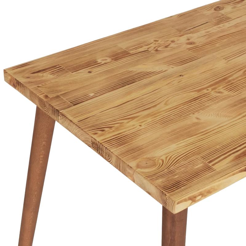 Masívny jedálenský stôl COZY 110 cm, borovica, prírodný
