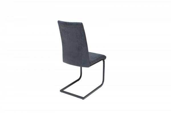 Konzolová stolička APPARTMENT starožitná šedá s kovovým rámom