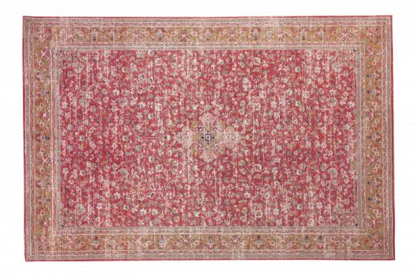 Vintage bavlnený koberec OLD MARRAKESCH 350x240 cm červený, starožitný