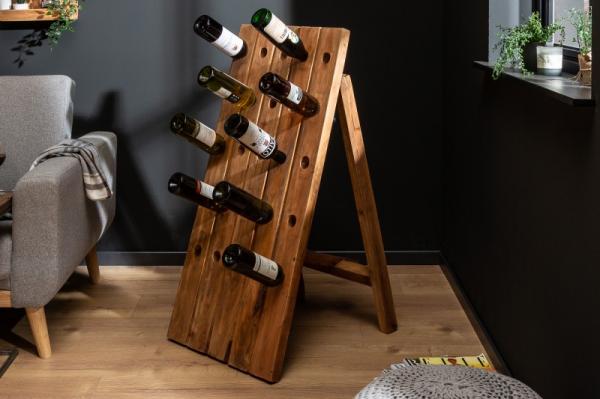 Stojan na víno Hemingway recyklované drevo 107 cm