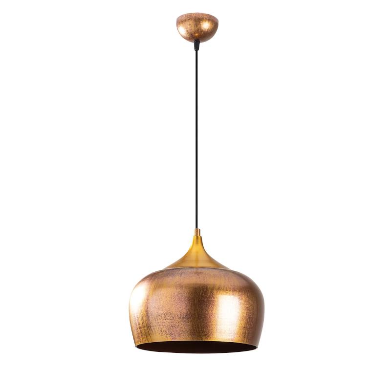 Dizajnový luster BERSTE 30 cm, matný zlatý, medený