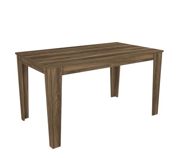 Elegantný jedálenský stôl COSTA 145 cm, MDF, orechová dýha