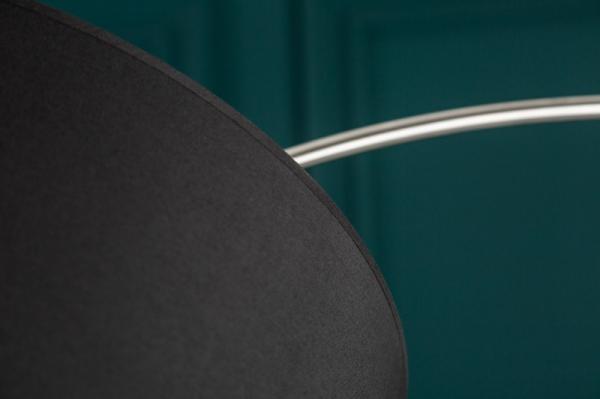 Dizajnová oblúková lampa PYTHON 190 cm čierna, zlatá