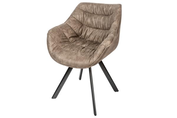 Dizajnová stolička THE DUTCH COMFORT retro taupe