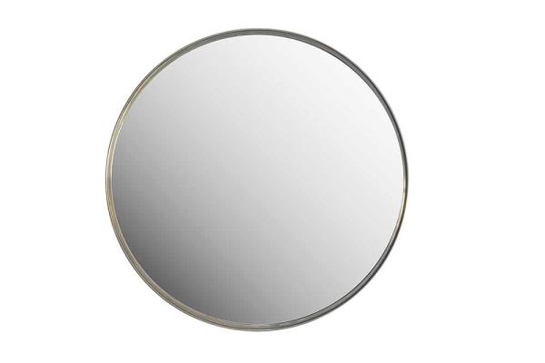 Okrúhle nástenné zrkadlo PORTRAIT 50 cm, zlaté, kov
