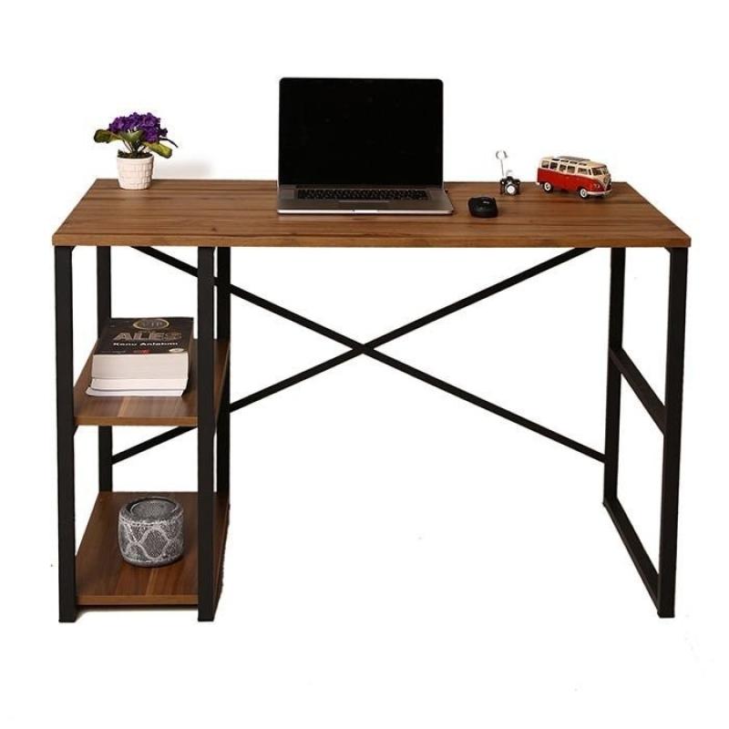 Elegantný pracovný stôl ATHENA 120 cm, MDF, borovicová dýha