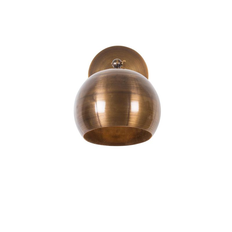 Priemyselná nástenná lampa SIVANI 21 cm, matná hnedá