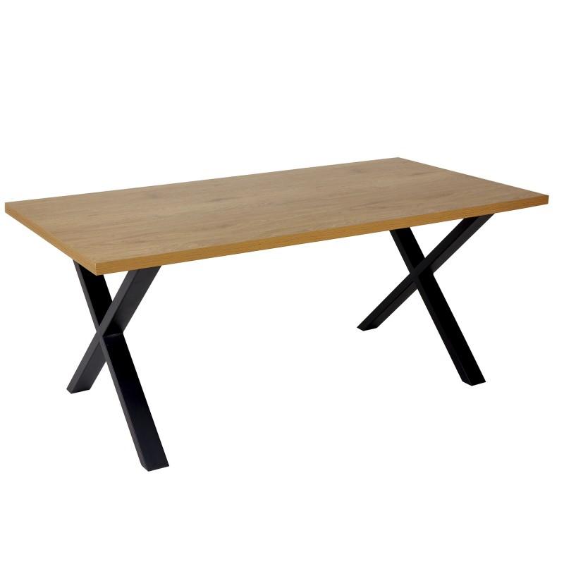 Jedálenský stôl LOFT 160 cm dubový vzhľad