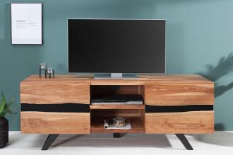 Masívny TV stolík AMAZONAS 160 cm akácia