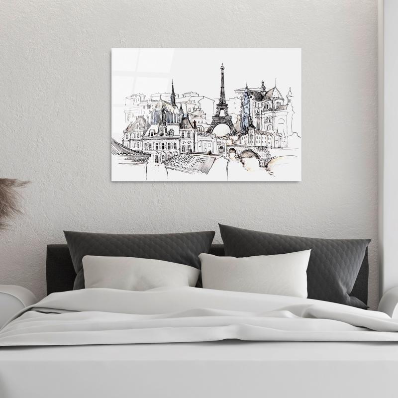 Dizajnový obraz PARIS 100x70 cm, viacfarebný