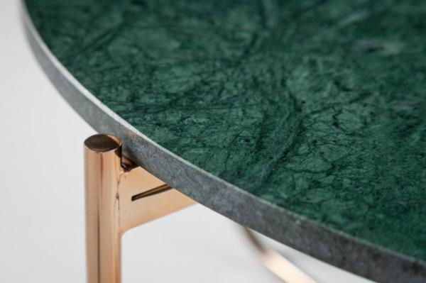 Exkluzívny konferenčný stolík NOBLE I 62 cm zelený mramor