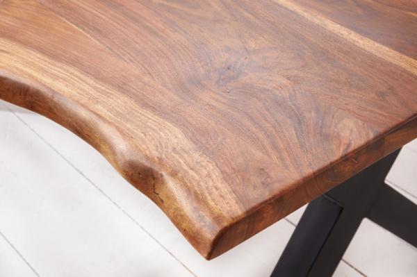 Jedálenský stôl z masívu AMAZONAS X 180 cm sheesham, prírodný