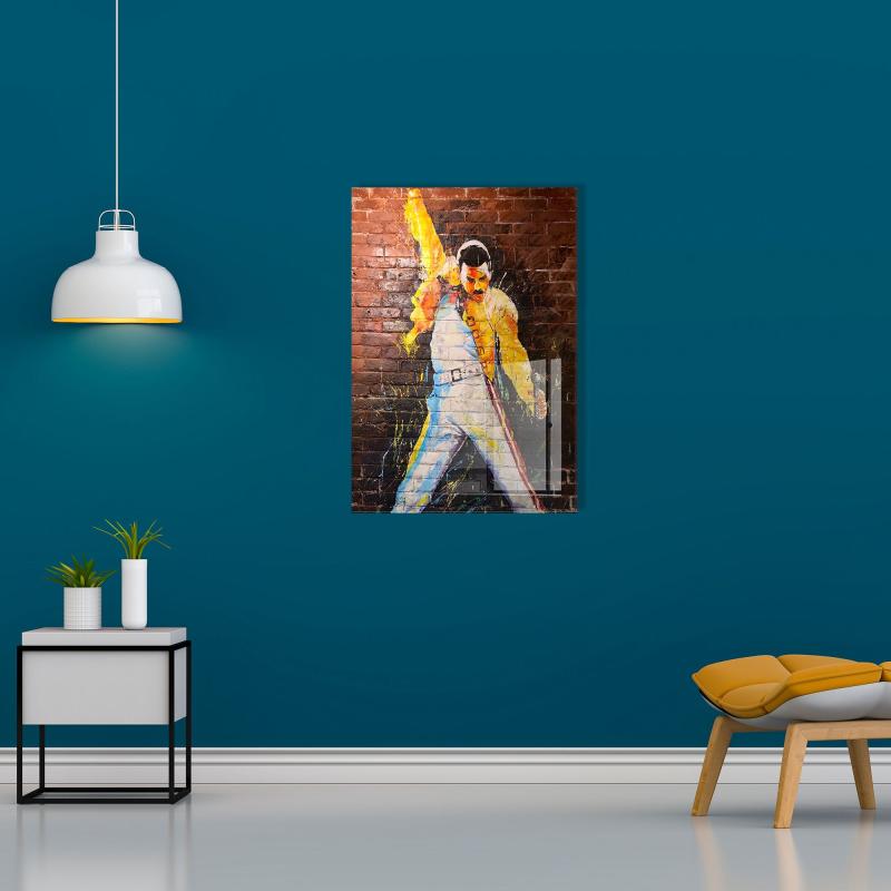 Dizajnový obraz FREDDIE MERCURY 45x30 cm, viacfarebný