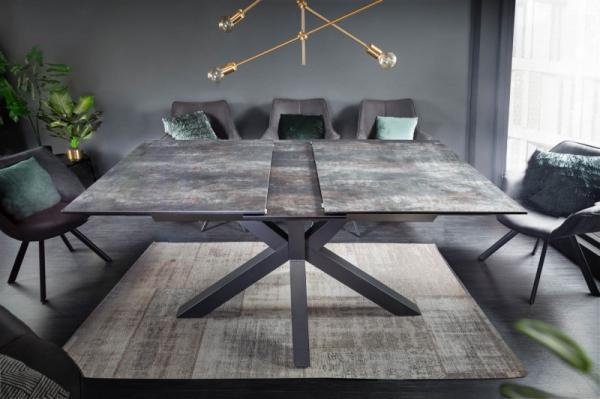 Jedálenský stôl ETERNITY 180-225 cm výsuvný, lávová keramika