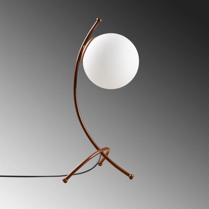 Priemyselná stolová lampa YAY 43 cm, medená