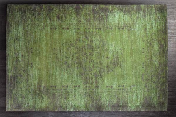 Elegantný bavlnený koberec POP ART 240x160 cm smaragdovo zelený orientálny vzor