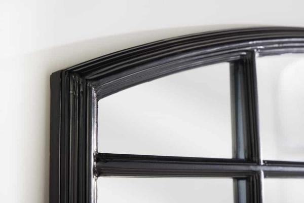 Moderné nástenné zrkadlo PARIS 120 cm, čierne