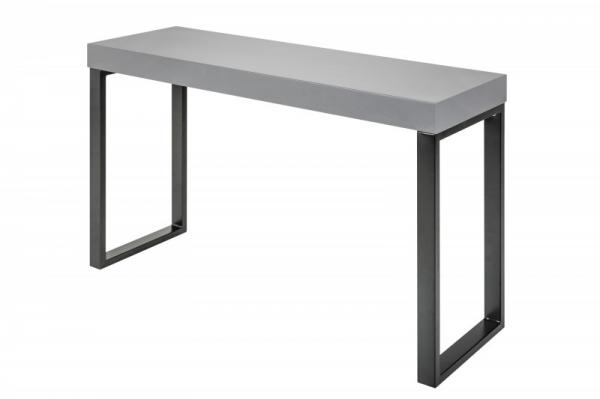 Moderný písací stôl GREY  DESK 120x40 cm, šedý