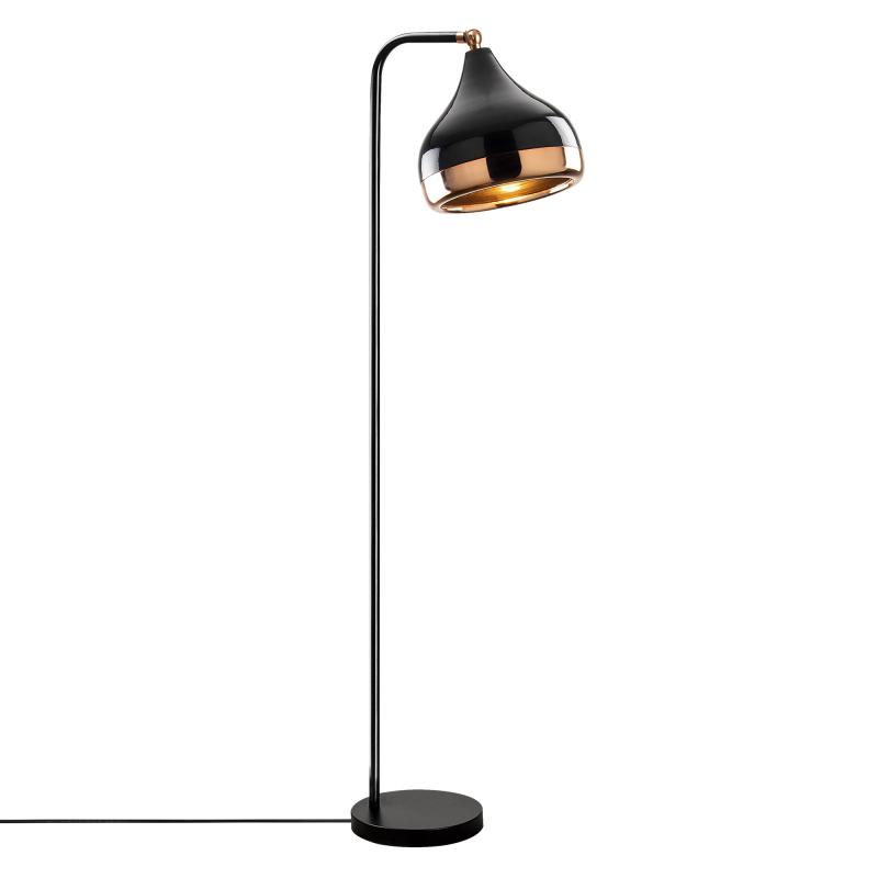 Stojanová lampa YILDO 120 cm, čierna