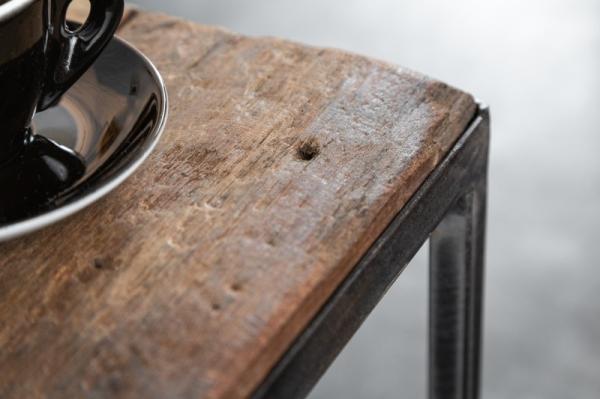 Priemyselný príručný stolík BARRACUDA 40 cm salwood