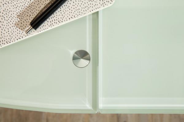 Exkluzívny dizajnový rohový stôl BIG DEAL II 180 cm biely