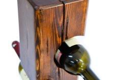 Masívny stojan na víno WIHOLDER 60 cm, prírodný, orech