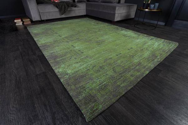 Elegantný bavlnený koberec POP ART 240x160 cm smaragdovo zelený orientálny vzor