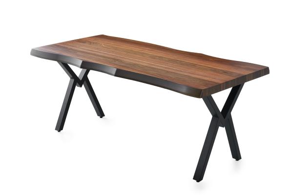Jedálenský stôl MILANO 180 cm, hnedý, MDF