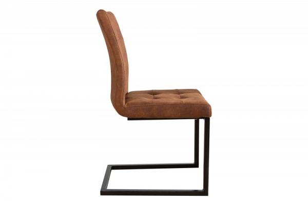 Konzolová stolička OXFORD vintage hnedá